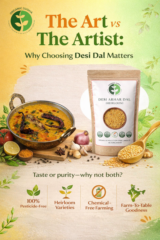 Organic Dal: The Art vs The Artist | Why Quality Pulses Matter | Organic Sudha