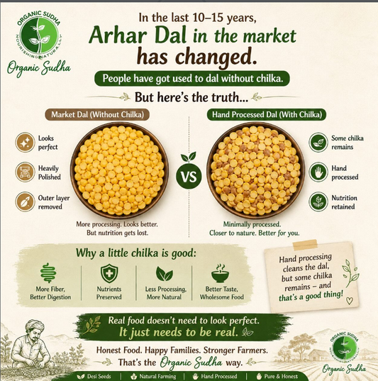 Why Desi Arhar Dal with Chilka is Better Than Over-Polished Organic Dal