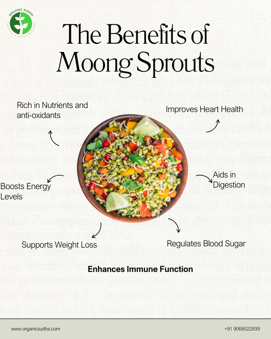 Organic Moong Dal for Sprouts – High Protein, Weight Loss Friendly | Organic Sudha