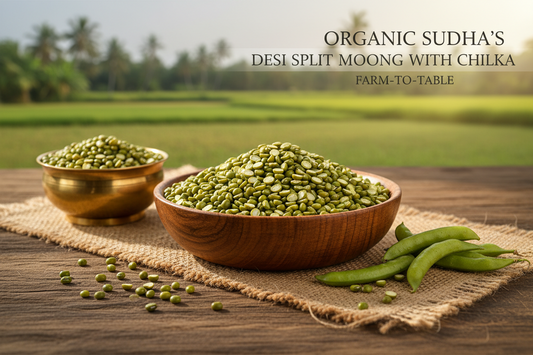 Desi Split Moong with Chilka: The Traditional Taste of Naturally Matured Katkau Moong