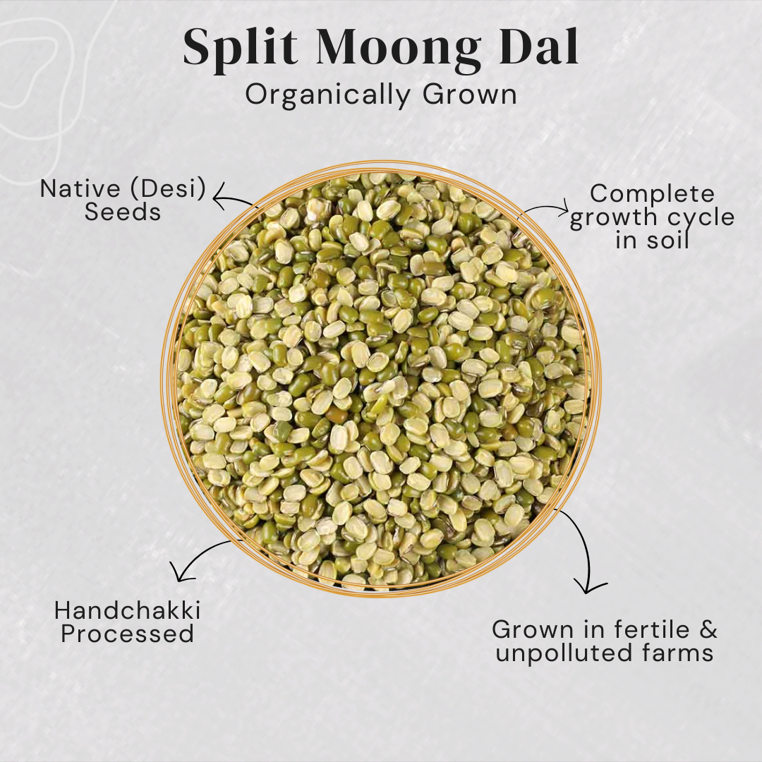 desi split moong dal yellow unpolished organic sudha