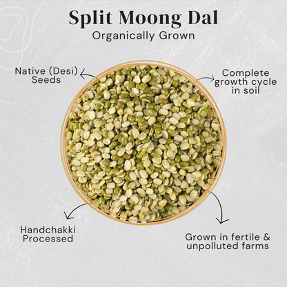 desi split moong dal yellow unpolished organic sudha
